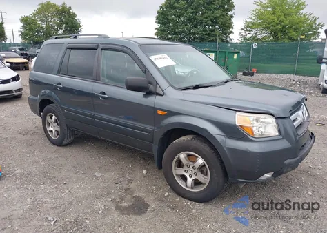 2006 Honda Pilot Ex-L from USA, damaged, VIN 5FNYF18756B020327